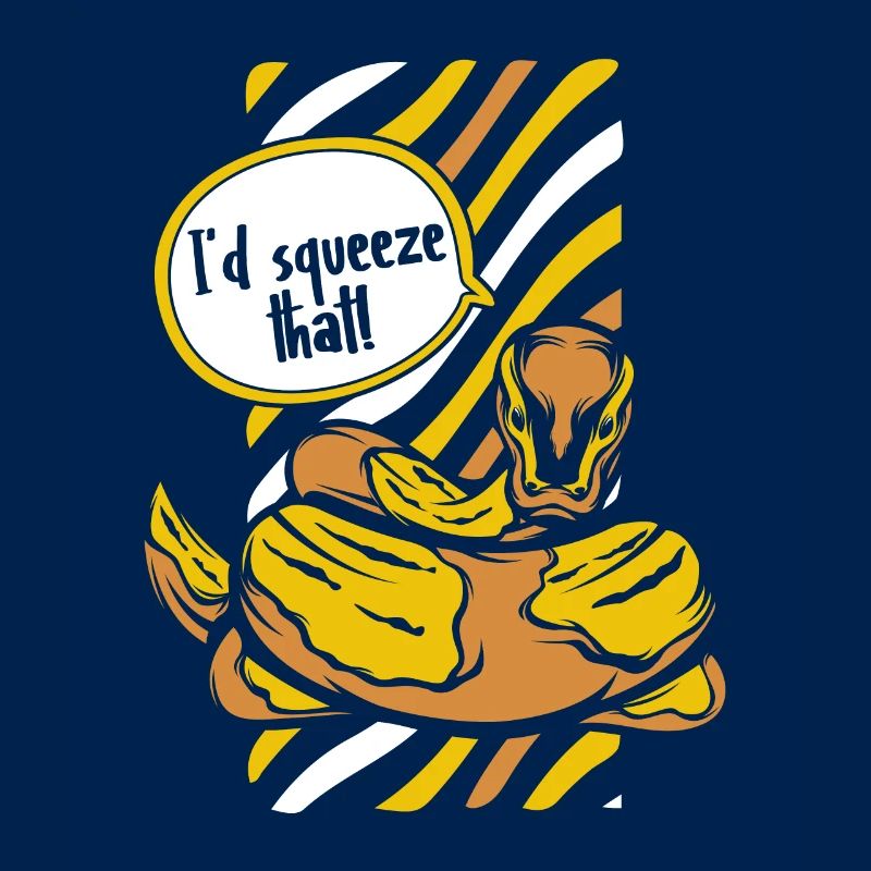 Je serrerais cette boule de banane de serpent python