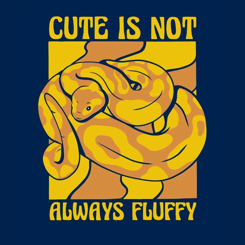 Cute Is Not Always Fluffy Python Snake Banana