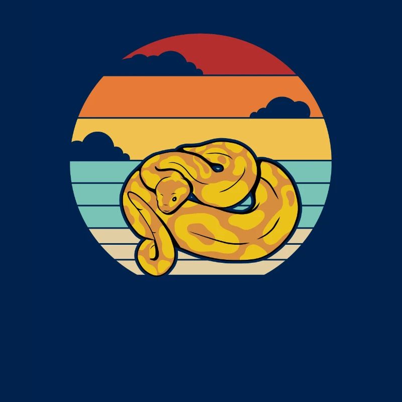 Retro Snake Scale Creepers Python Banana