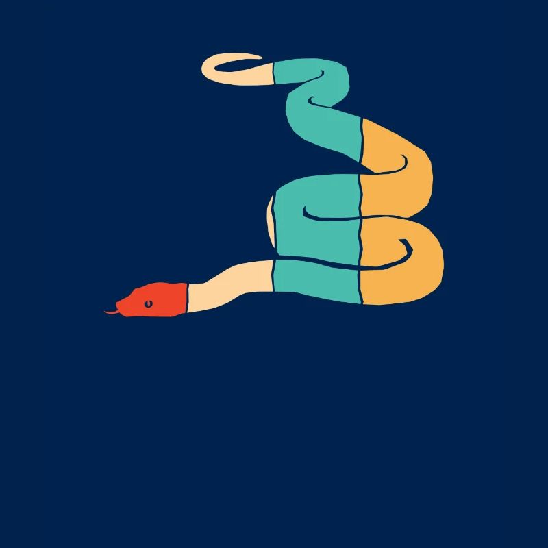 Retro Scale Creepers Python Snake Banana