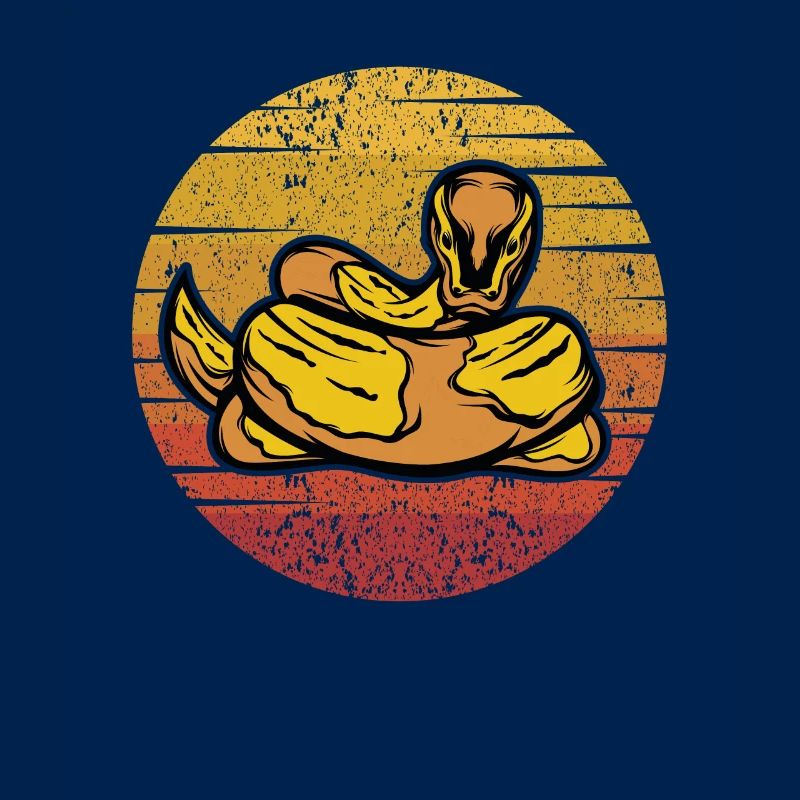 Retro Python Snake Scale Creepers Banane