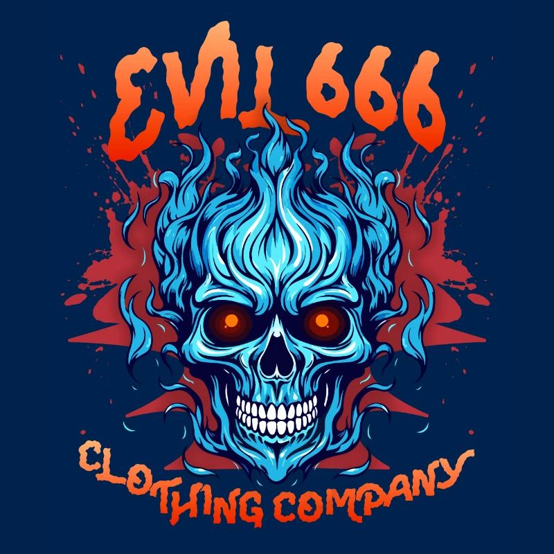 Teufel-Devil, Evil 666, Comic Teufel Satan Spruch