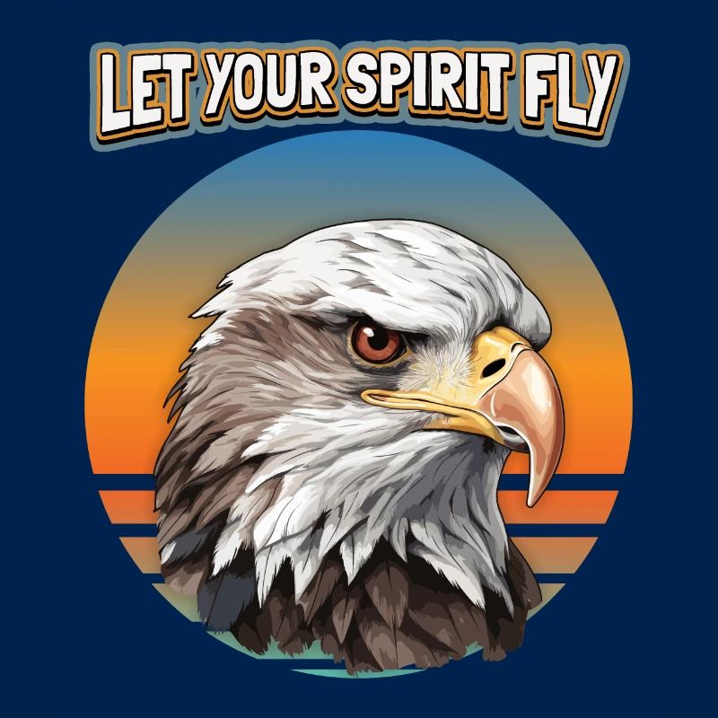 Motif d’aigle, Illustration d’aigle, dicton