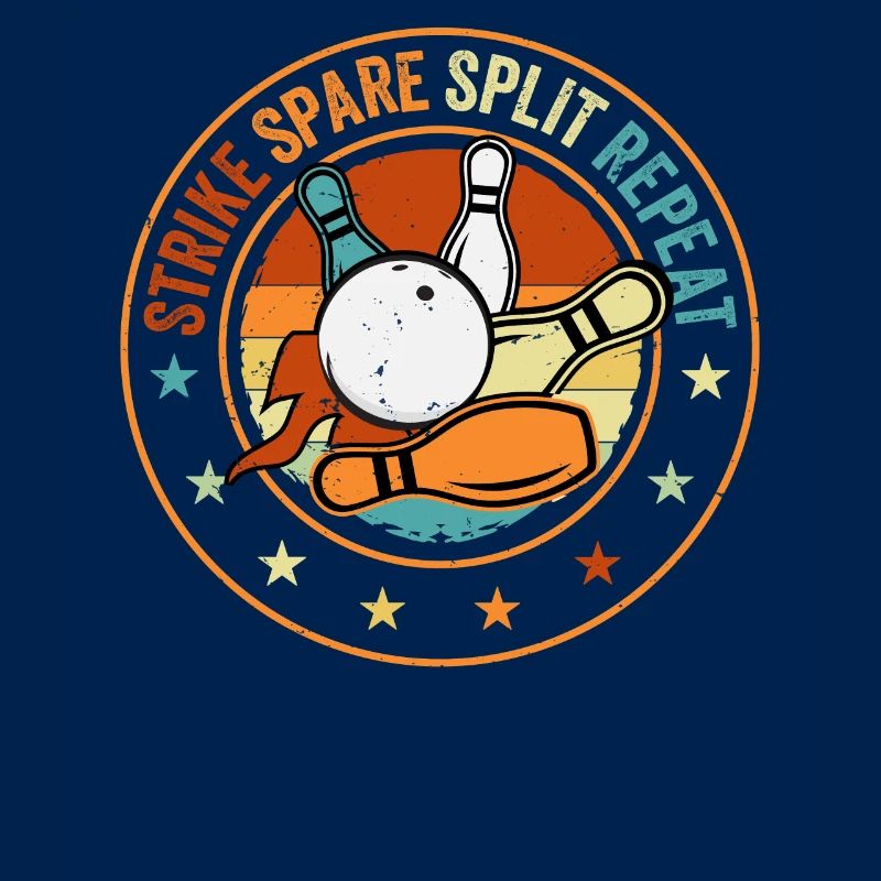Bowling Oberteil - Strike Spare Split Repeat