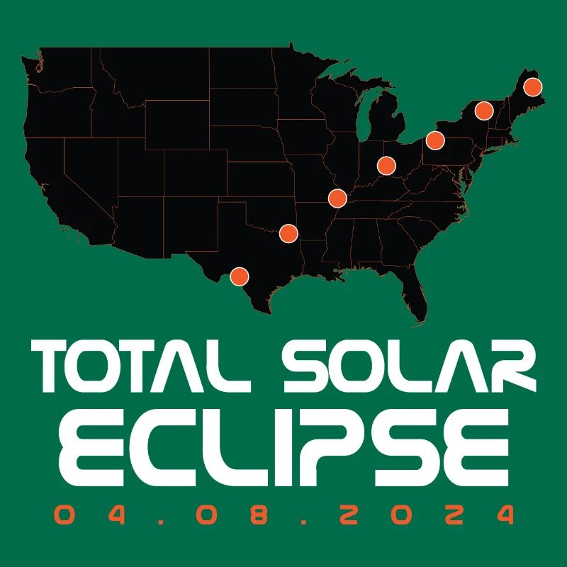 Total Solar Eclipse Map Path of Totality Lover