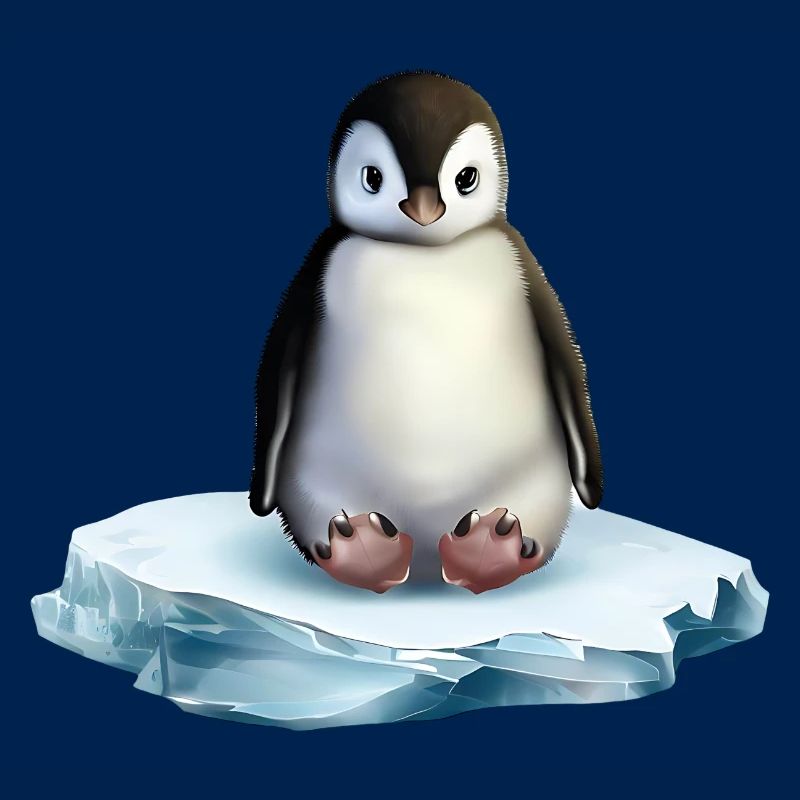 Pinguin auf einer Eisscholle