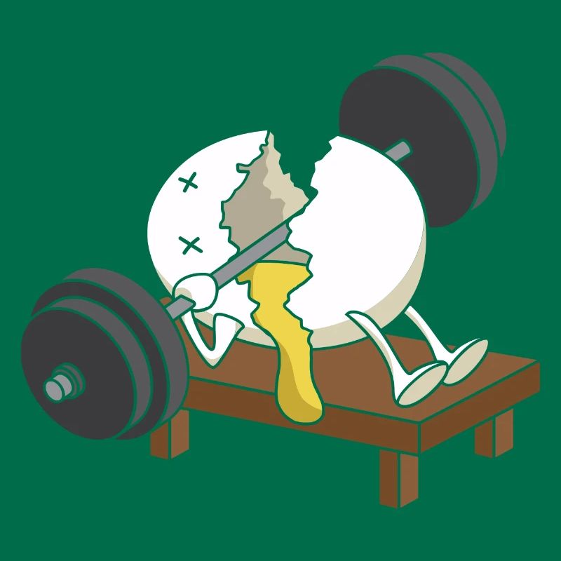 Zerquetschte Eier heben Workout