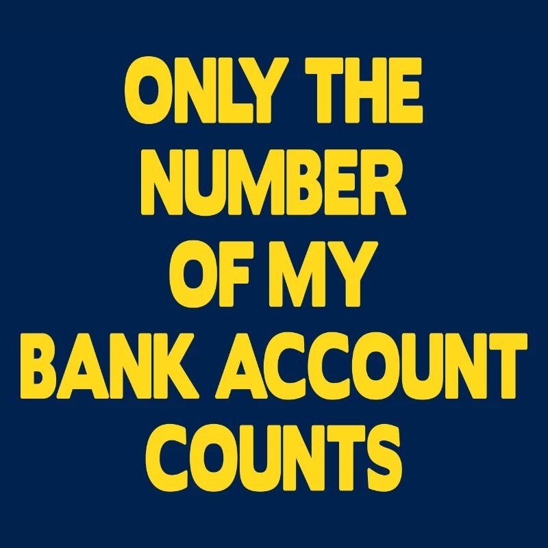 Seul le numéro de mon compte bancaire compte