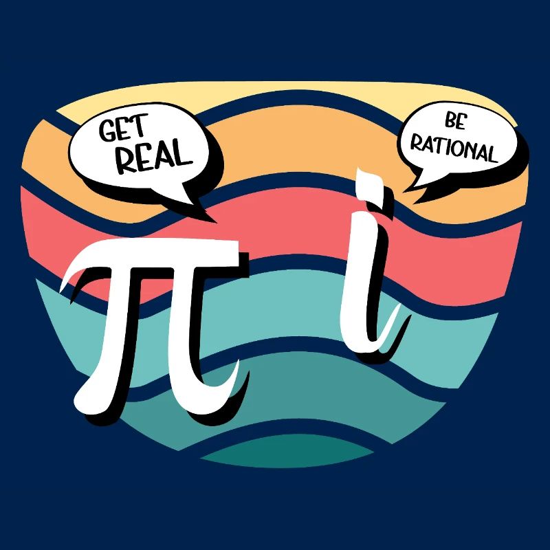 Math Humor Pi vs. Imaginary Number
