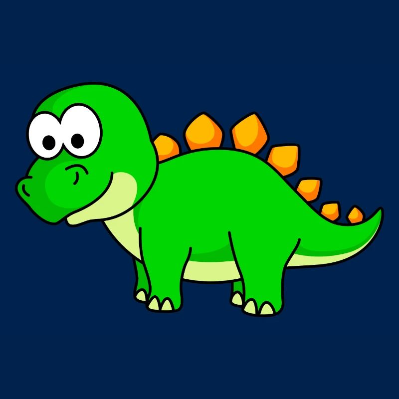 Dinosaur stegosaurus Comic