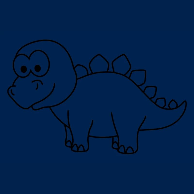 Dinosaur stegosaurus Comic