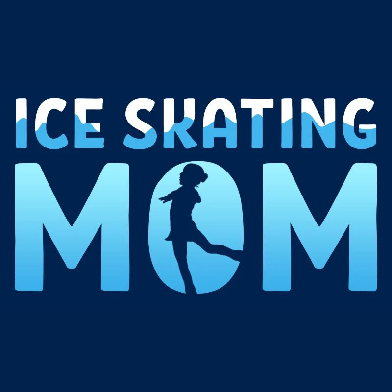Schlittschuh Eislauf Mutter Mama Muttertag