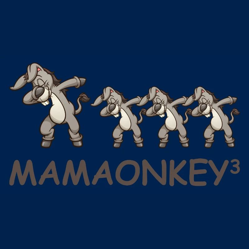 Schwanger werdene Mutter Drillinge Esel