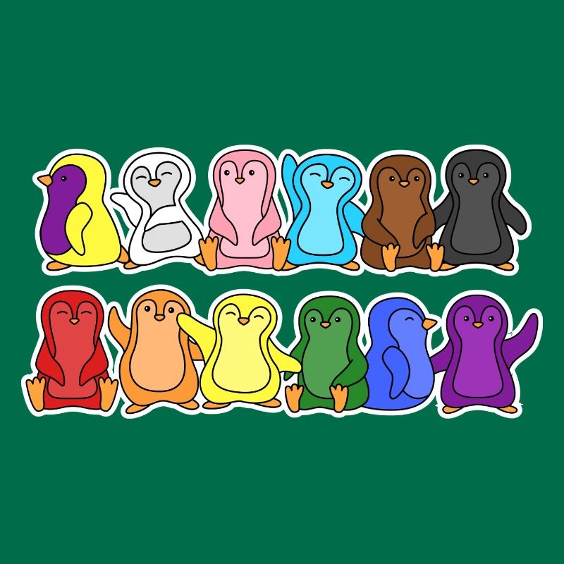 Fierté Progrès Flag Penguins Egalité