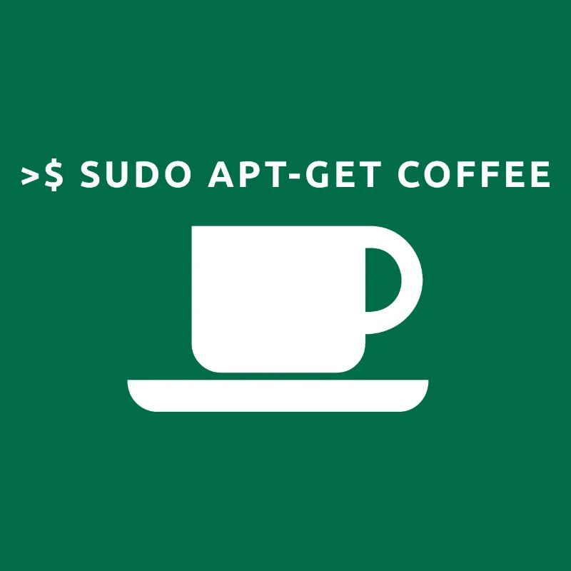 Lustiges Linux Kaffee Admin Shirt Pinguin Coder