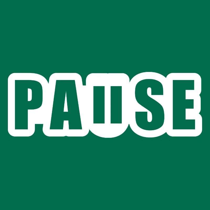 Pause - break - pause button