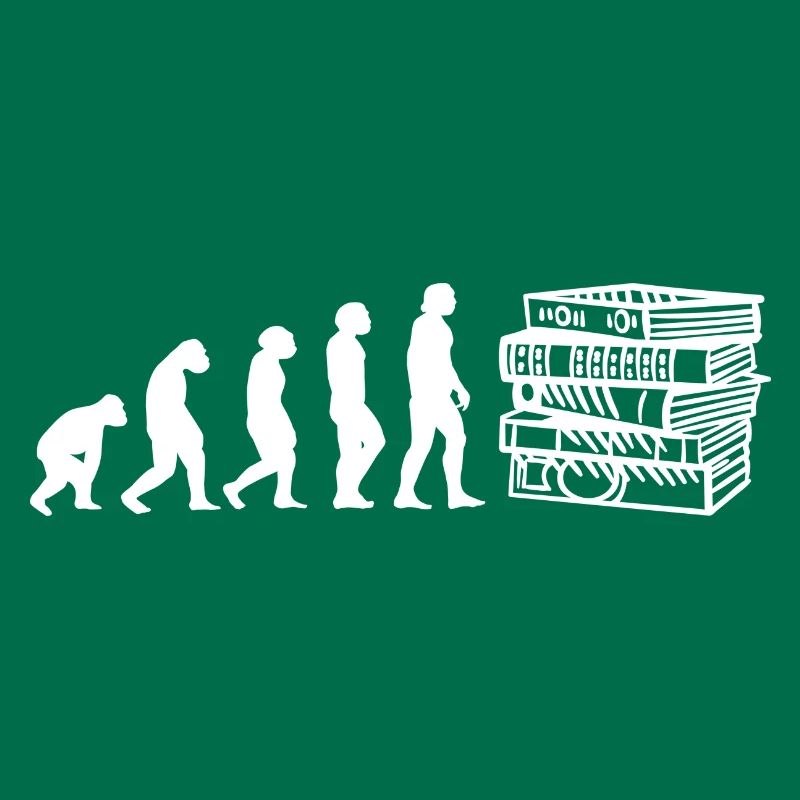 Evolution Bücherwurm
