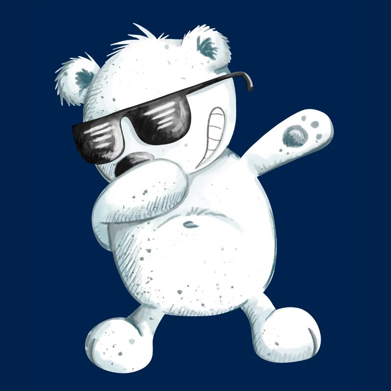 Dabbender Polar Bear I Dab Dance Animals I Dabbing Bear