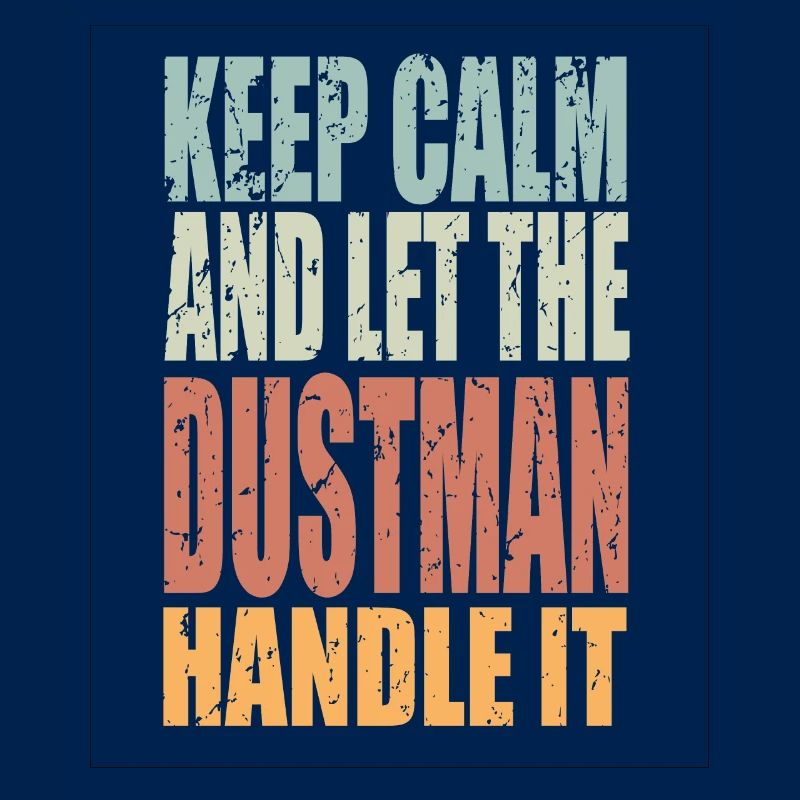 Keep Calm Müllmann Spruch Müllmann Geschenk