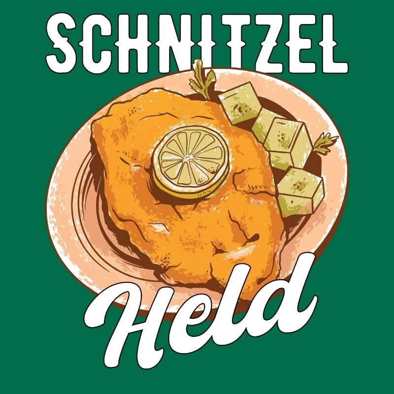 Schnitzel Held Fleisch Geschenk