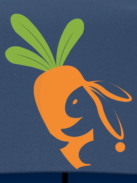 Carrot Smiling Mascot