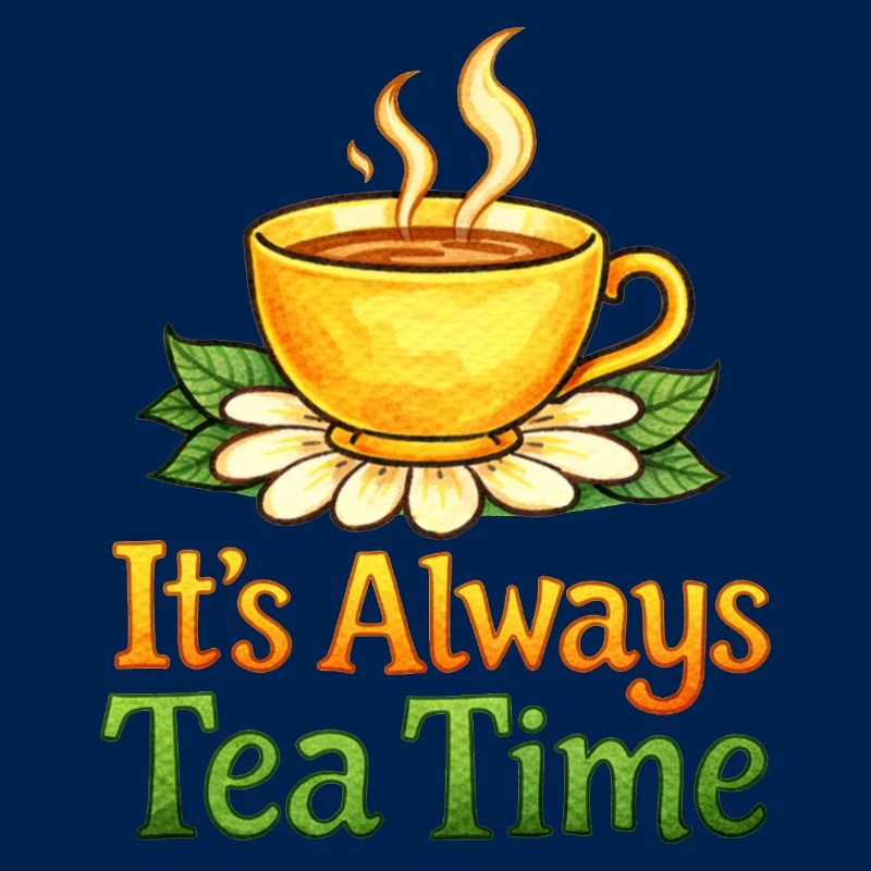Always Tea Time Teacup Design