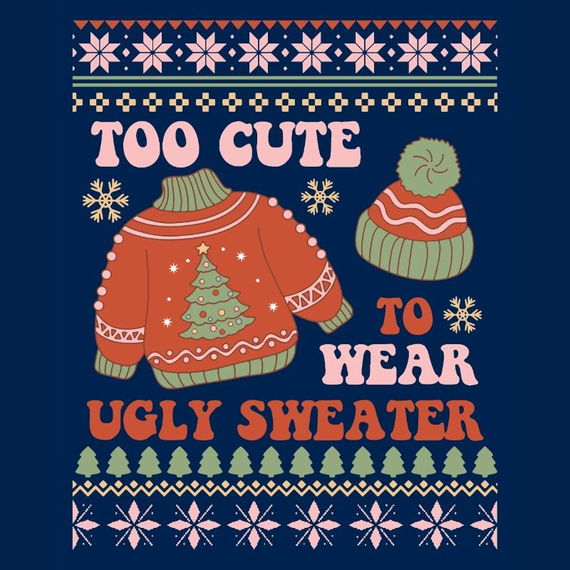 Pull de Noël moche