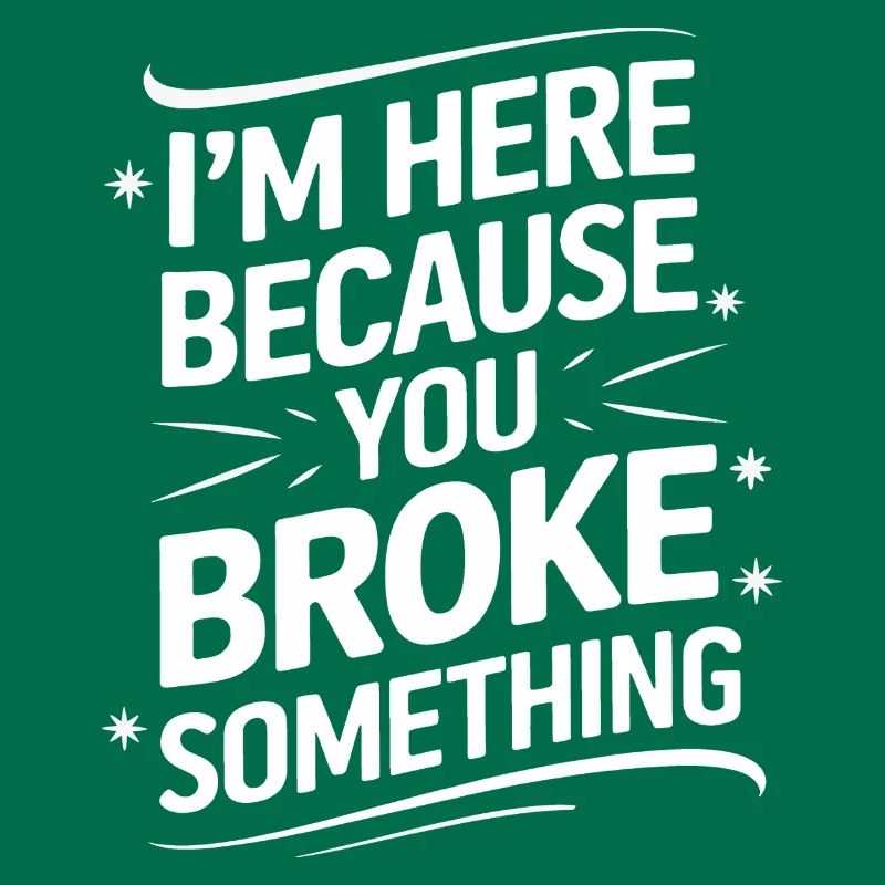 Technischer Support Computerfreak Nerd