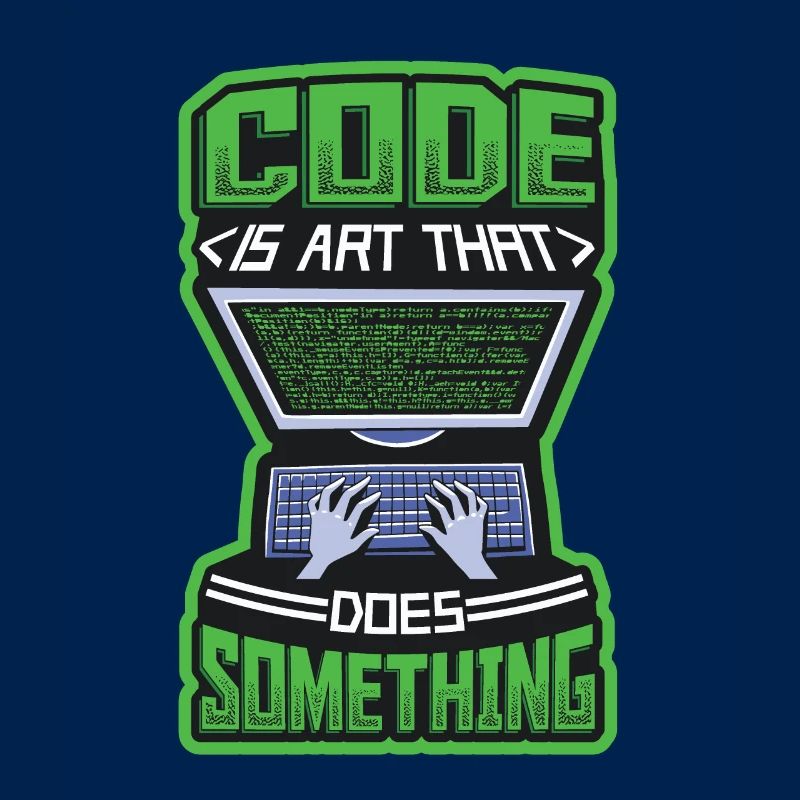 Code is an art that does something programming