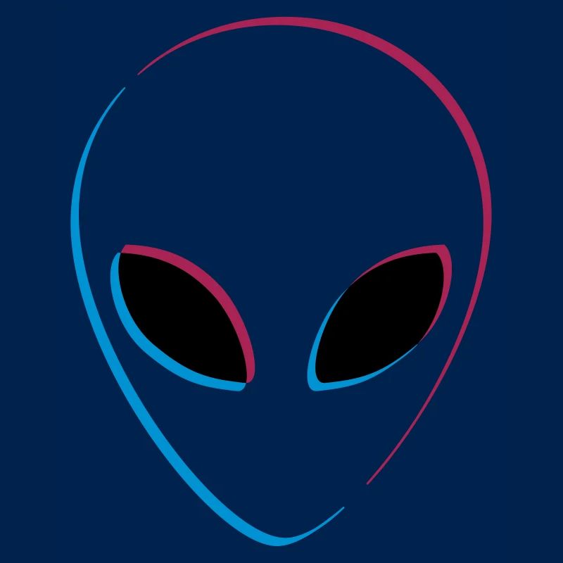 3D effect alien