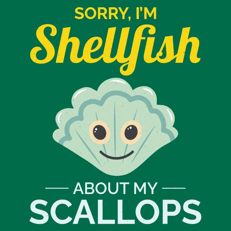 Scallop Seashells Collector Beachcomber Shellfish