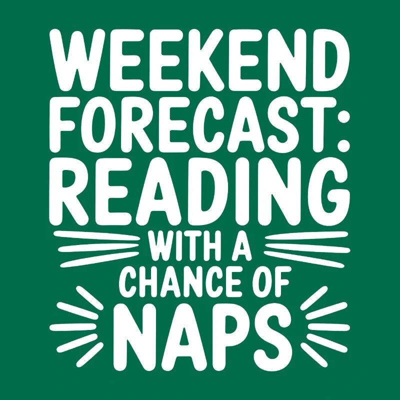 Wochenendvorhersage-Lesung mit der Möglichkeit eines Nickerchens