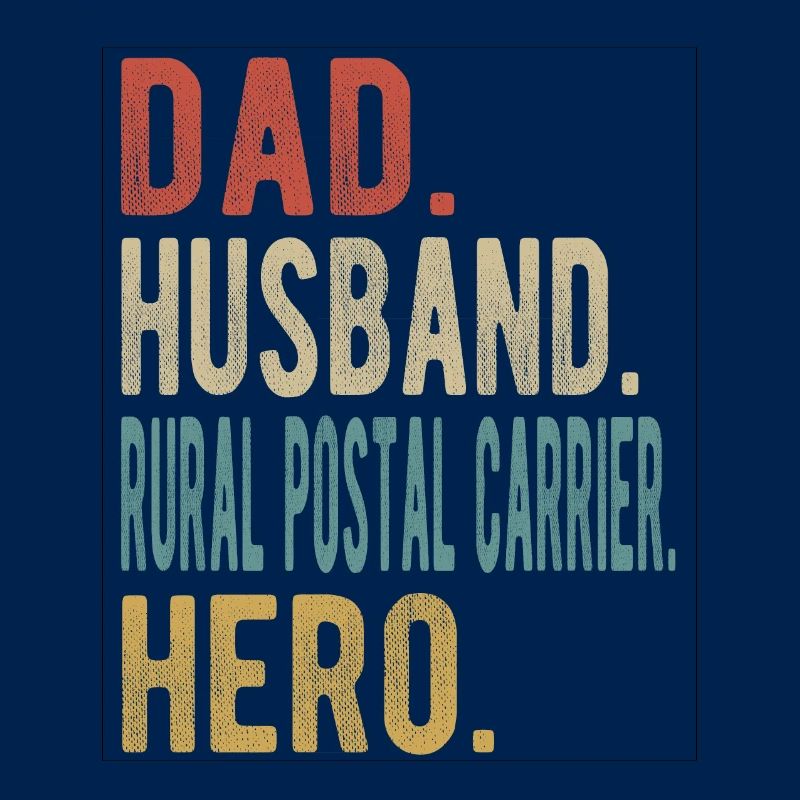 Ländlicher Postbote Papa Ehemann Held