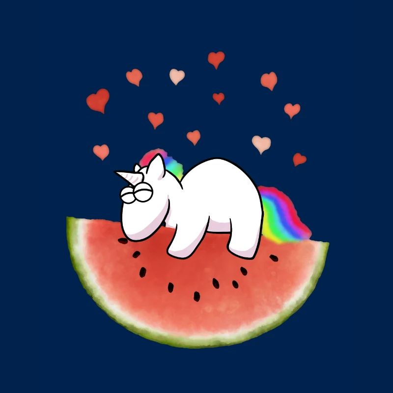 Licorne sur pastèque