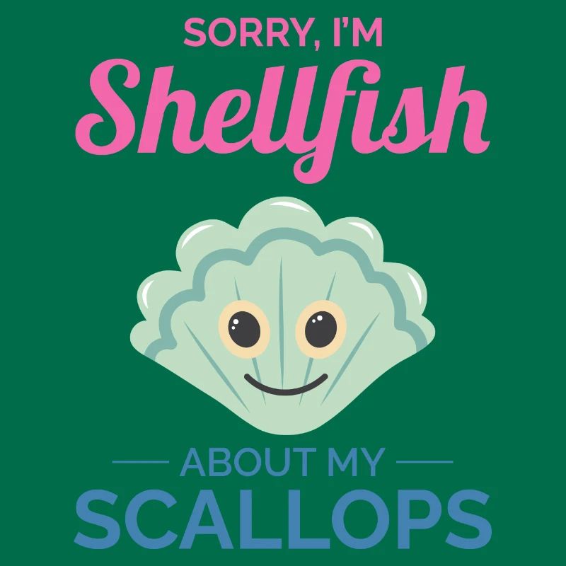 Scallop Seashells Collector Beachcomber Shellfish