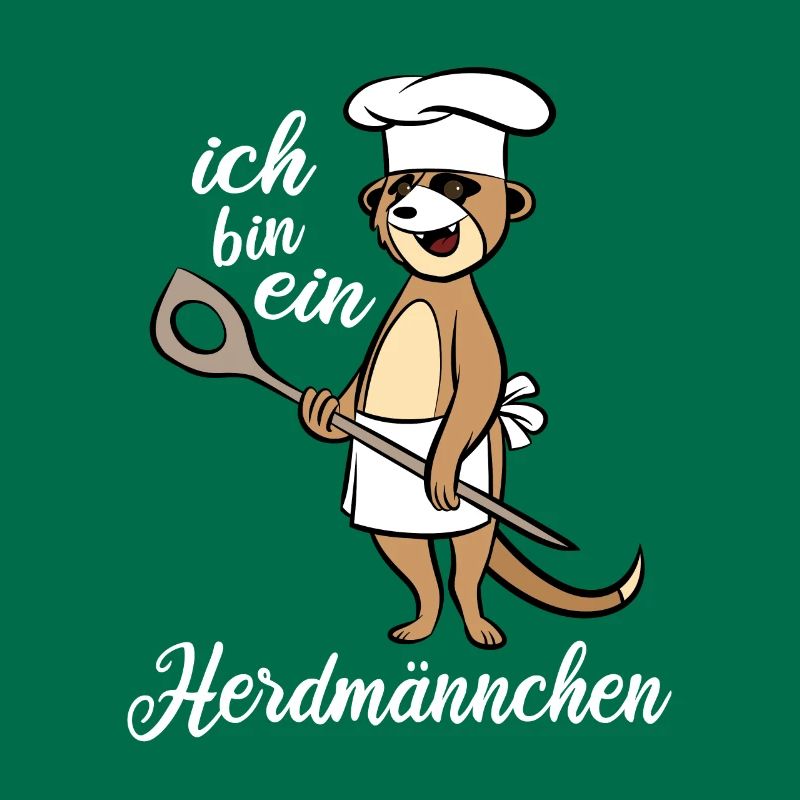Ich bin ein Herdmännchen - Erdmännchen Kochlöffel
