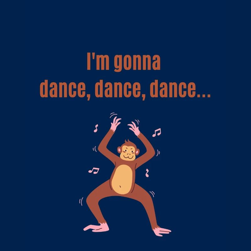 Fasching Dance dance dance.. funny dancing monkey