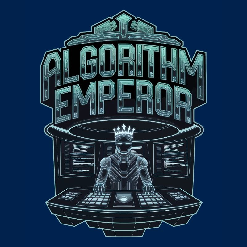 Algorithme Empereur Cyber Roi Tech Artwork