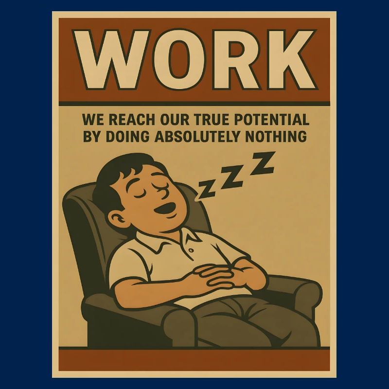Doing nothing at work, true potential