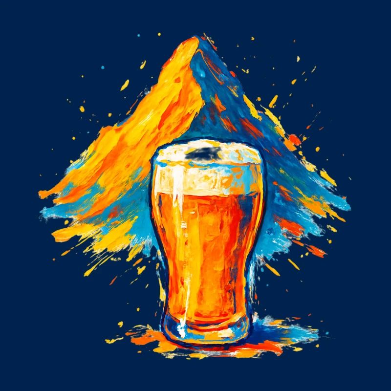 Biergipfel Farbexplosion