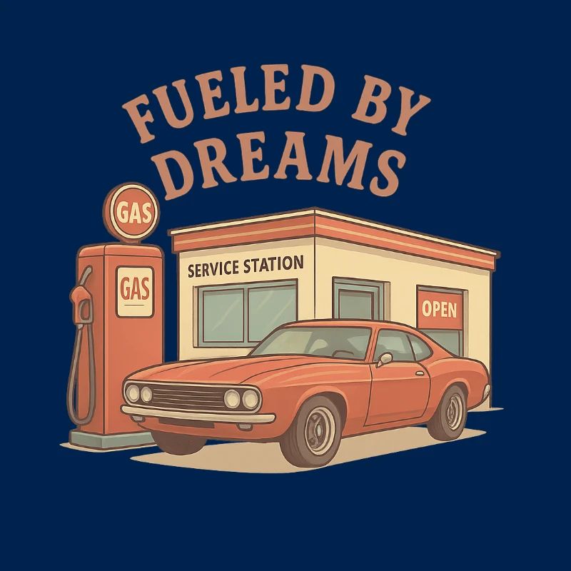 Driven by Dreams Retro Car