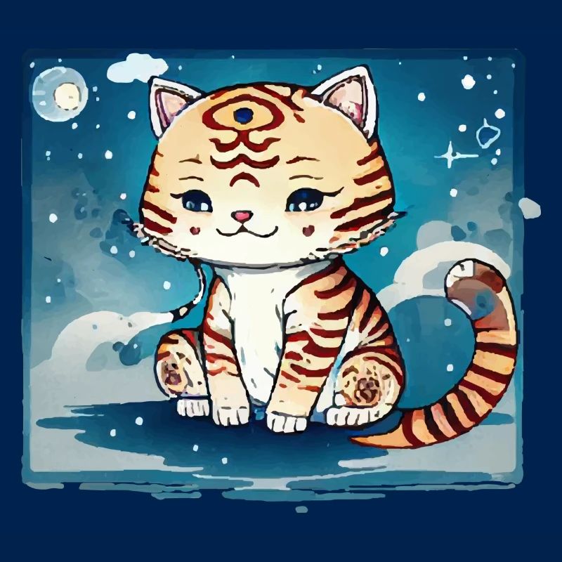 A cat design that couldn't be sweeter.