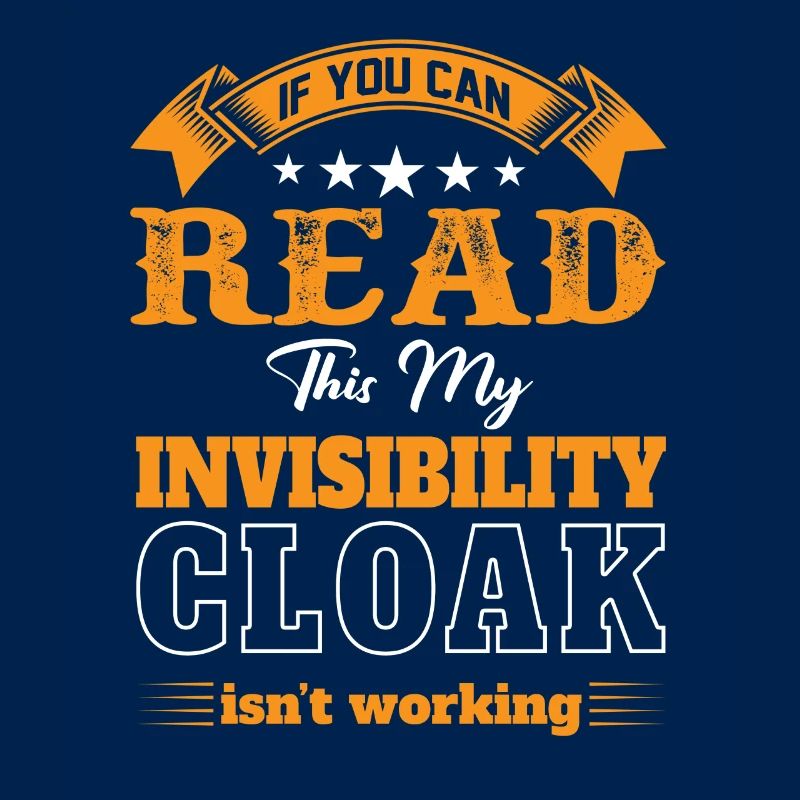 My invisible coat doesn't work