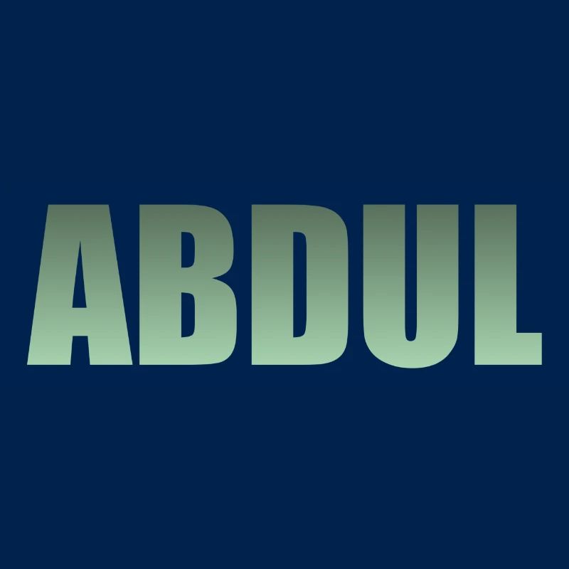 First name: Abdul - green gradient