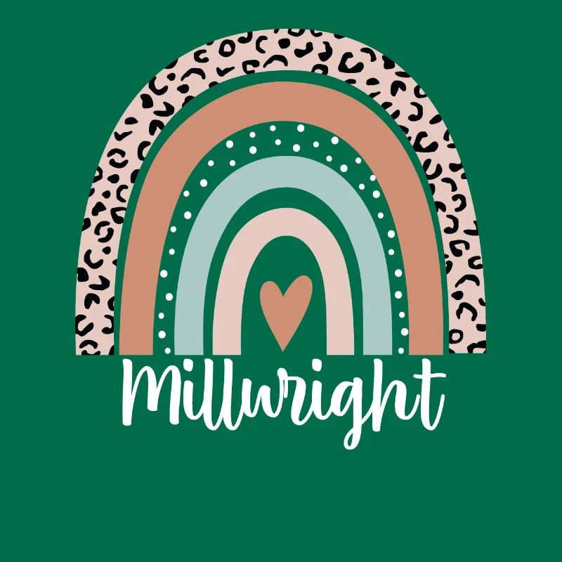 Millwright Regenbogen Leopard Lustig Millwright