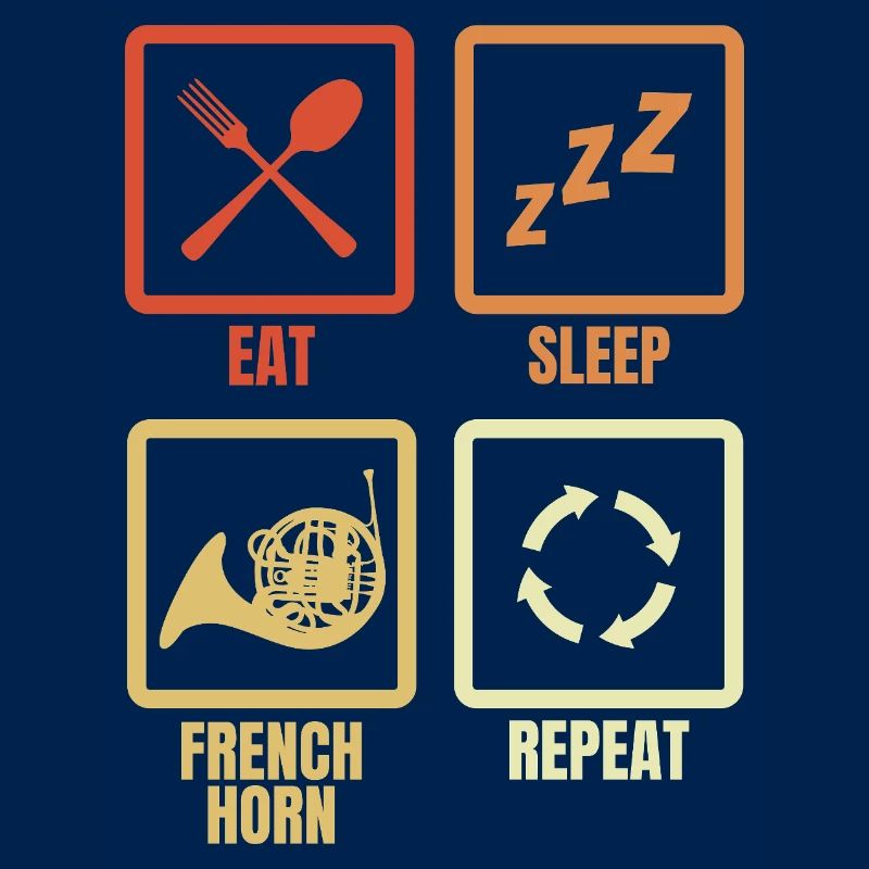 Mange Dorme, cor français, répéter