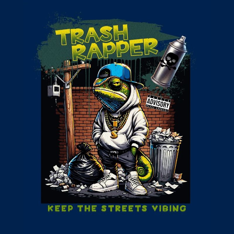 TRASH RAPPER Eidechse