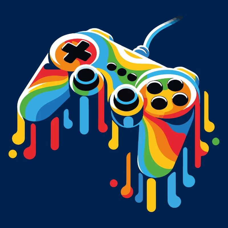 Schmelzender Gamecontroller