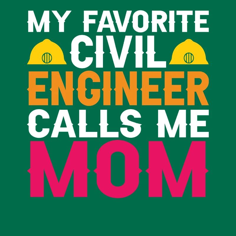 Civil Engineer Bridge Construction Statics Son Mama Engineer