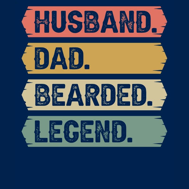 Vater Bart bärtig mit Bart Vollbart Ehemann
